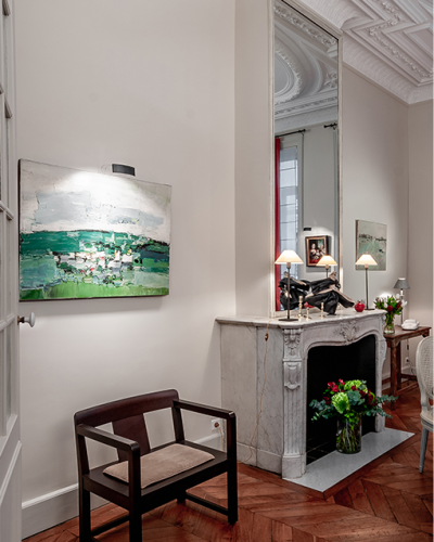 Rénovation entre haussmannien et contemporain